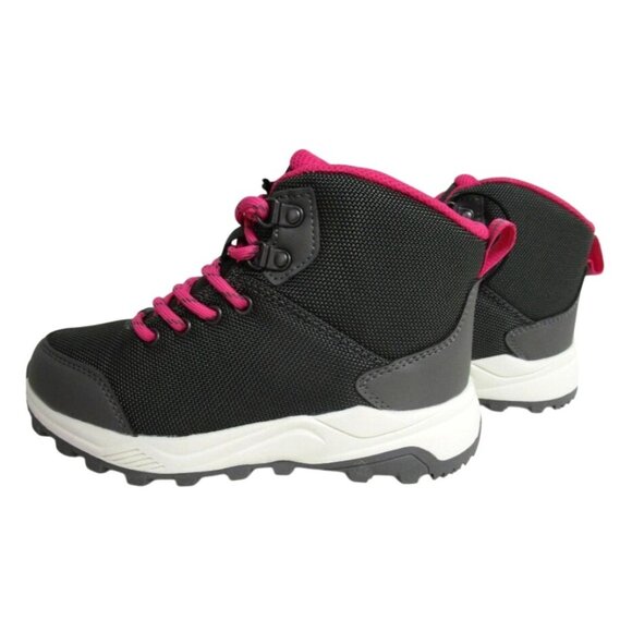 NWT All In Motion‎ Kids Water Repellent Hiking Boots Size 13 Black & Pink - Picture 3 of 6